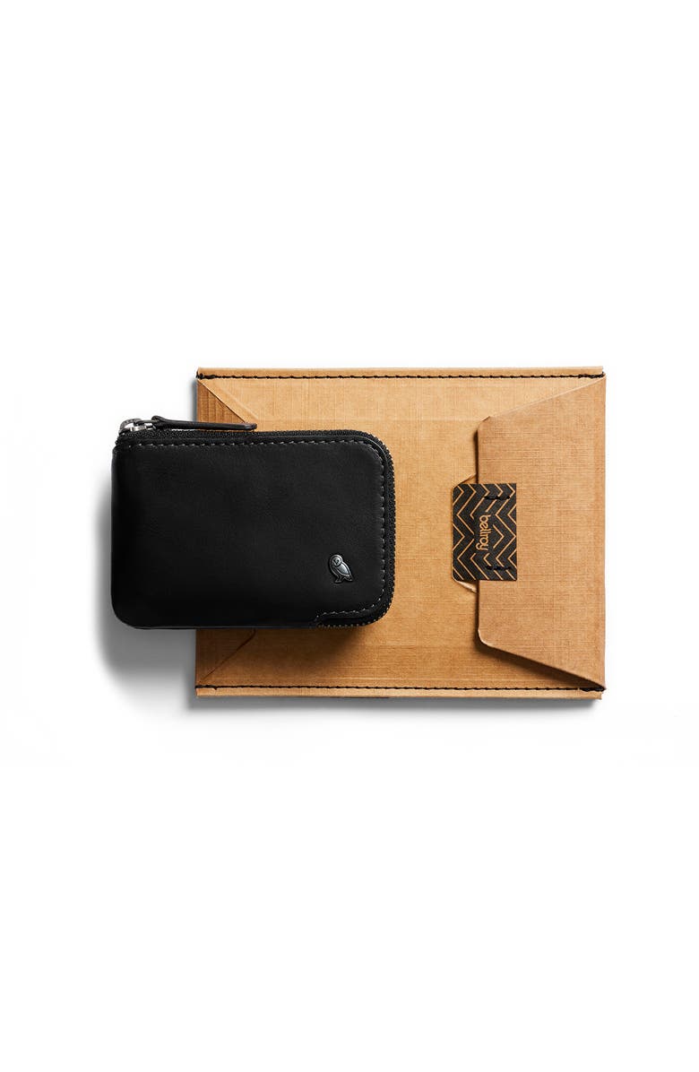 Bellroy Leather Card Pocket, Alternate, color, Black