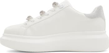 ビジューリボン【ALDO】プラットフォーム スニーカー Merrick merrick_white_100-002-