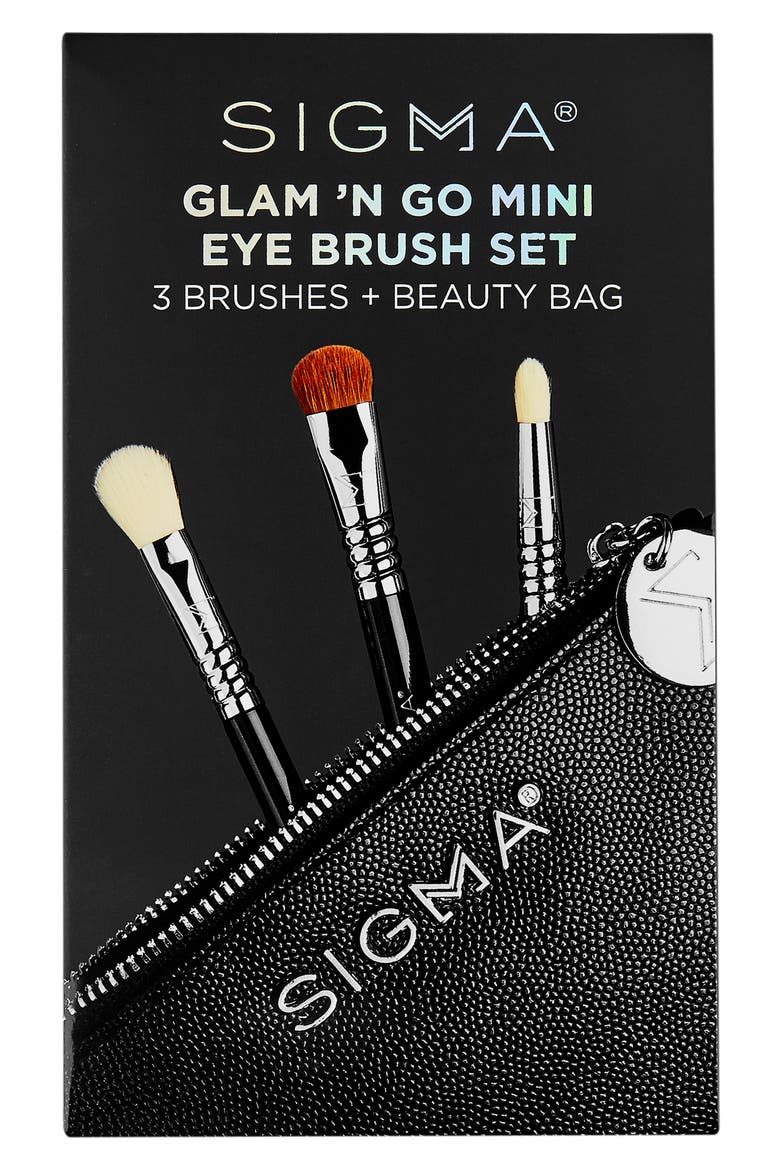 Glam 'n' Go Mini Eye Brush Set, Alternate, color, NO COLOR