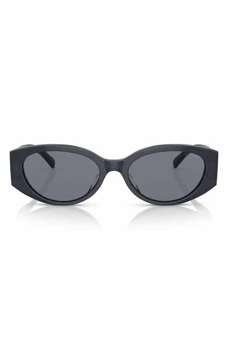 COACH 54mm Gradient Oval Sunglasses