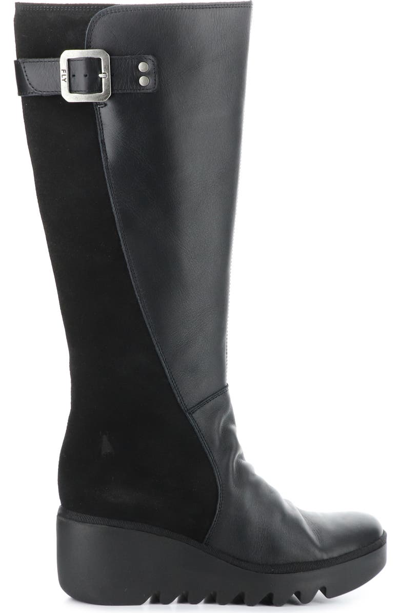 Fly London Befy Knee High Platform Wedge Boot, Alternate, color,