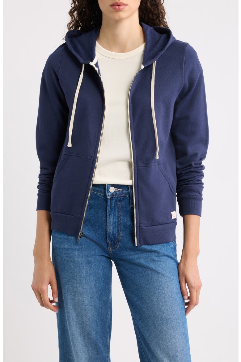 Afternoon Full Zip Hoodie, Main, color, TRUE NAVY