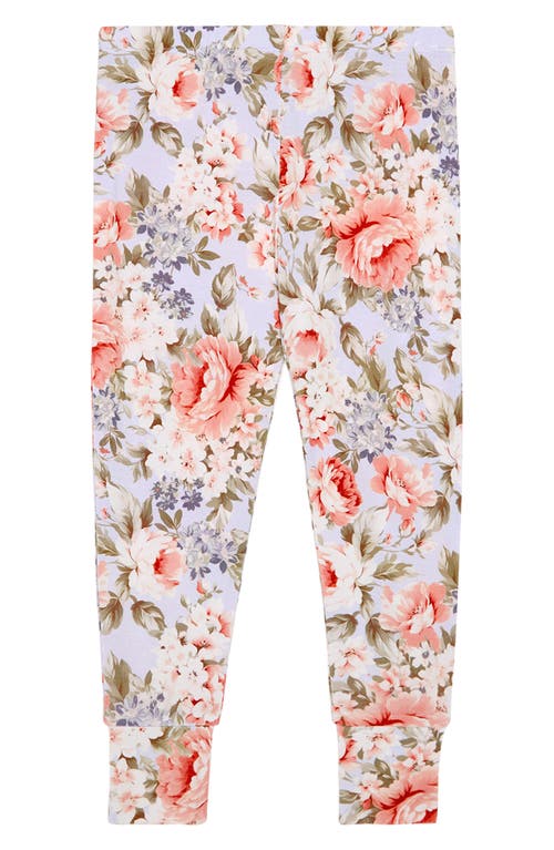 Posh Peanut Kids' Aviva Fitted Two-piece Pajamas In White