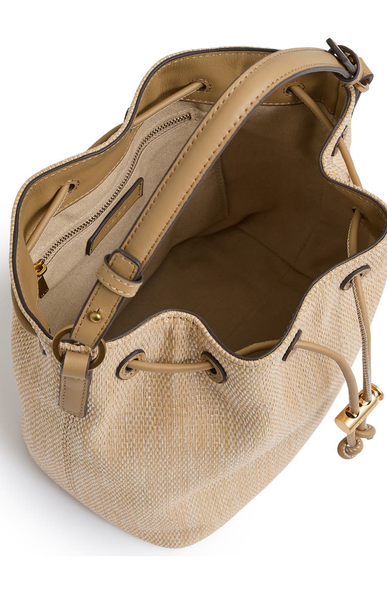 Reiss Evie Canvas Bucket Bag, Alternate, color,