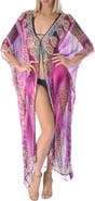 RANEES Ombré Mixed Print Longline Duster