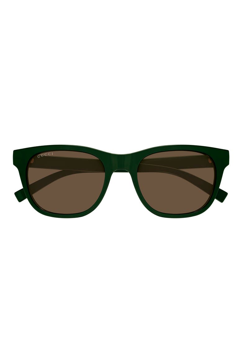 54mm Round Sunglasses, Main, color, GREEN