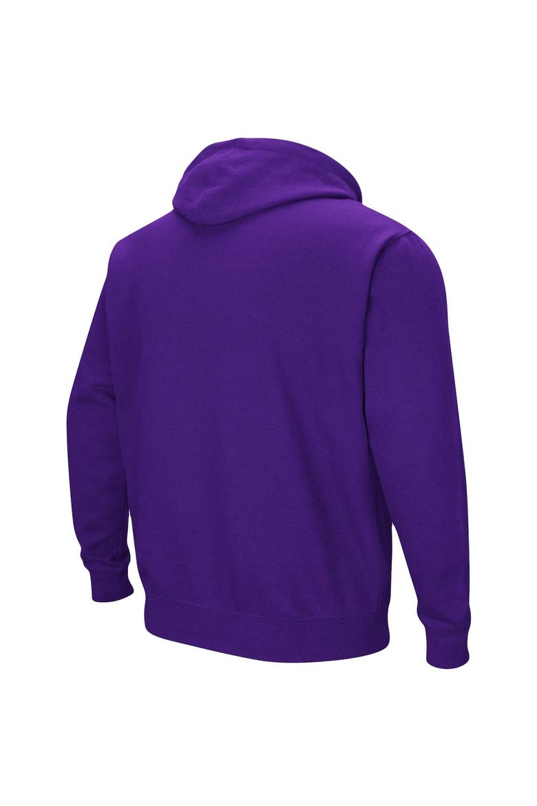 Men's Colosseum Purple LSU Tigers Big & Tall Arch & Logo 2.0 Pullover Hoodie, Alternate, color, Purple