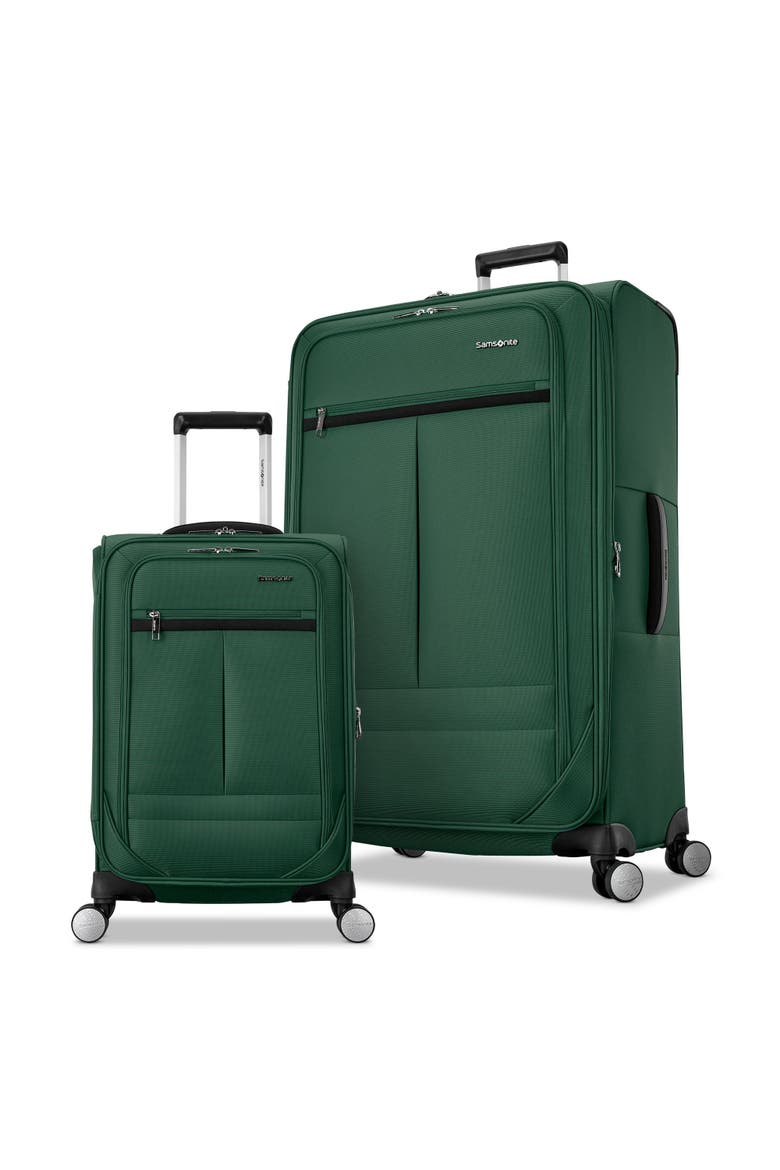 Element Softside Expandable 2 Piece (21"/29") Spinner Luggage Set, Main, color, Bistro Green