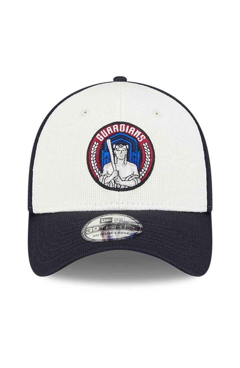 New Era Men's New Era Navy/White Cleveland Guardians City Connect Batting Practice 39THIRTY Flex Hat, Alternate, color, Navy