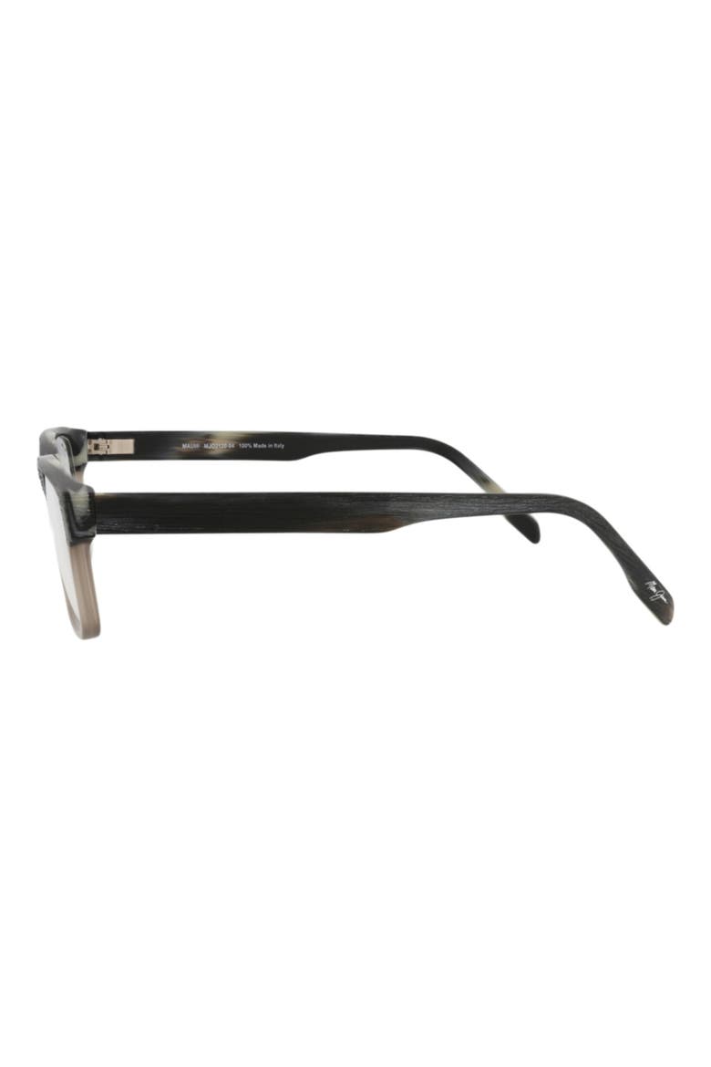 57mm Rectangular Optical Glasses, Alternate, color, TAUPE BLACK TRANSPARENT