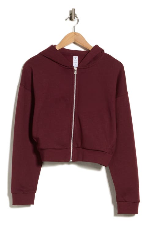 Odessa Full Zip Cropped Hoodie