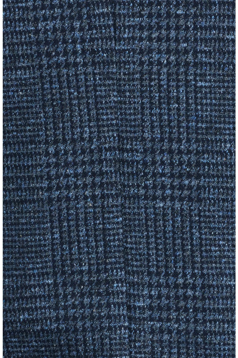 Henrik Trim Fit Italian Knit Cotton Blend Jacket, Alternate, color, NAVY PEPE TEXTURE PLAID