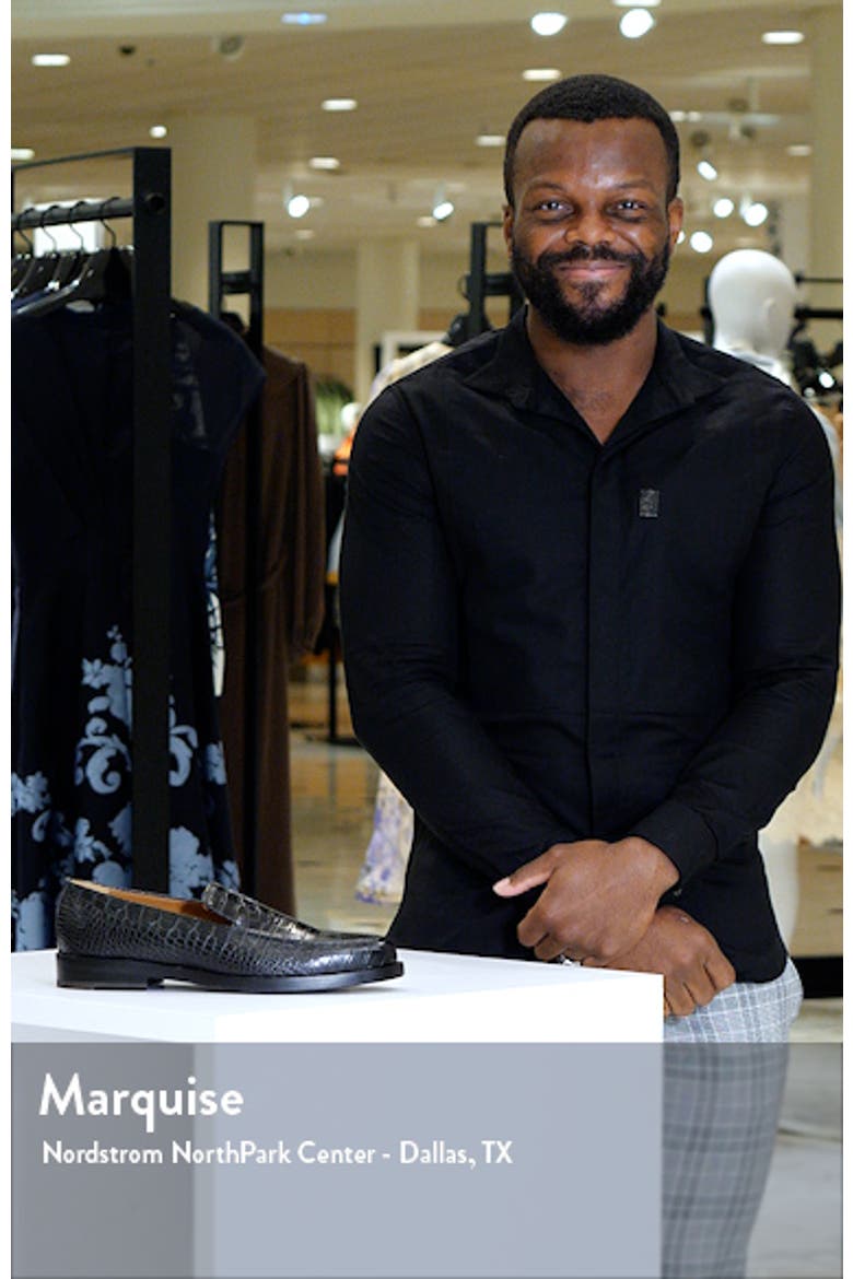Danto Croc Embossed Venetian Loafer video