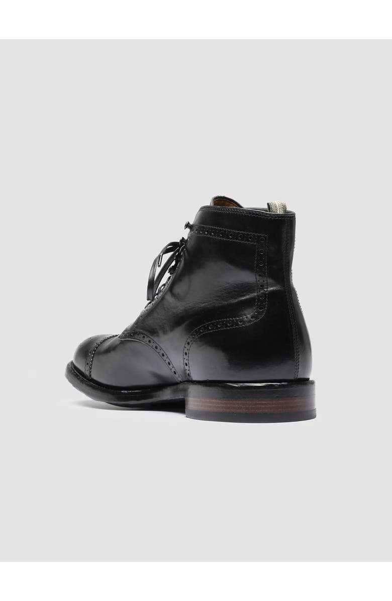 Officine Creative Temple 004 Black Leather Ankle Boot, Alternate, color, Black