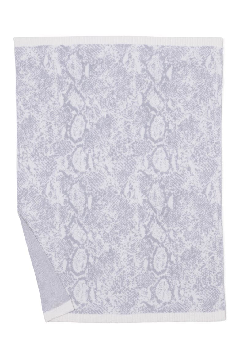 CozyChic® Python Print Throw Blanket, Alternate, color, PEARL/ OCEAN