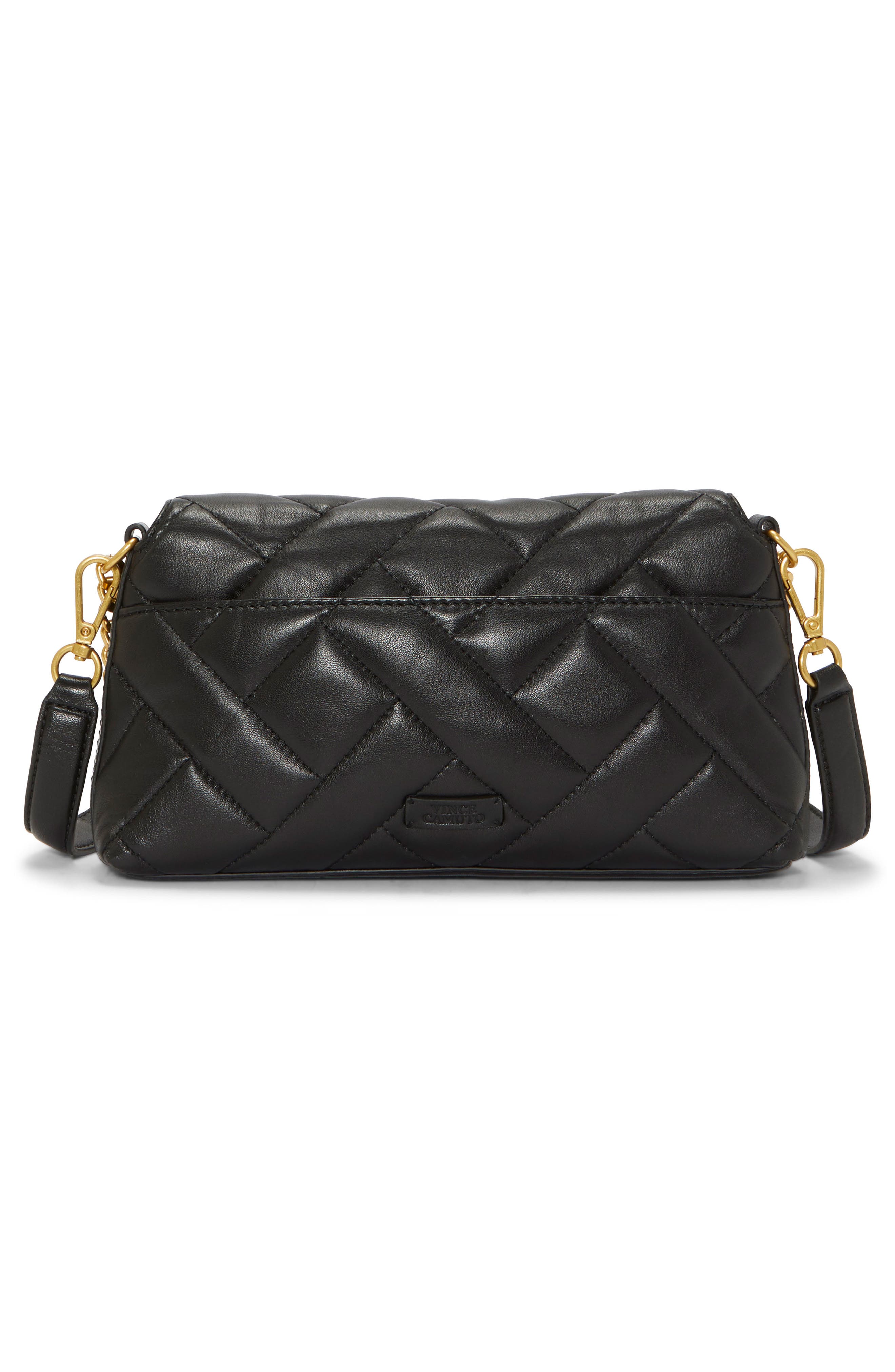 Vince Camuto Kisho Quilted Leather Crossbody Bag, Alternate, color, 