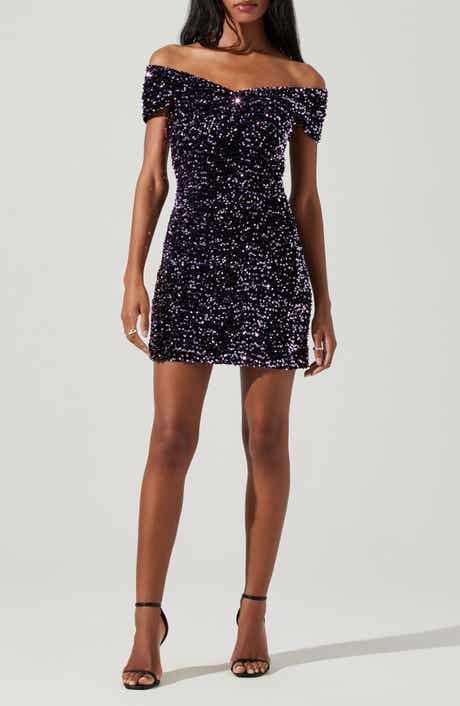 ASTR the Label Victoria Off the Shoulder Body-Con Minidress