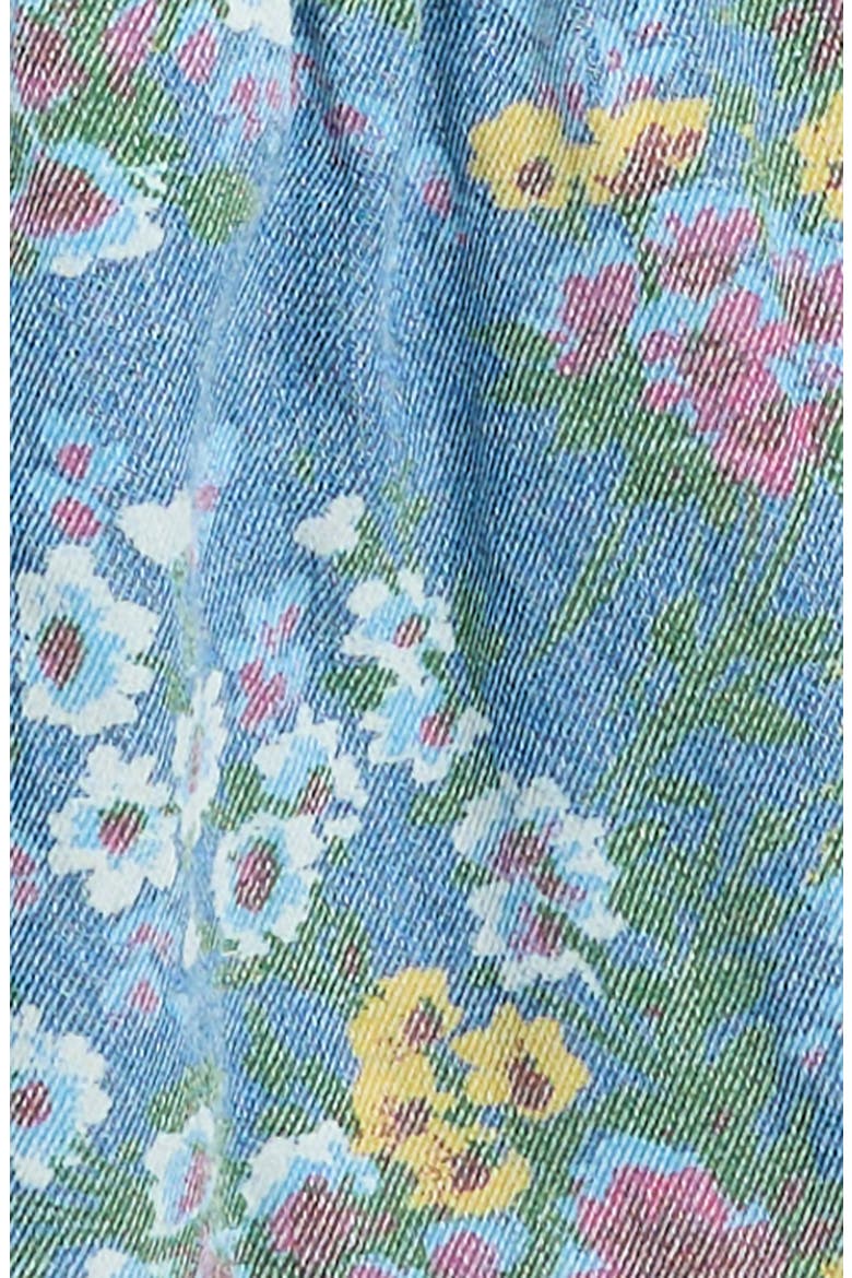 Kids' Floral Denim Dress, Alternate, color, DENIM