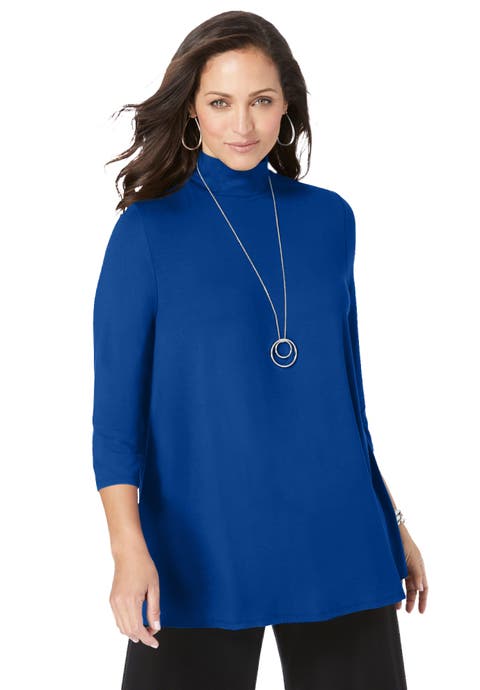 Mockneck Swing Tunic (Plus Available)