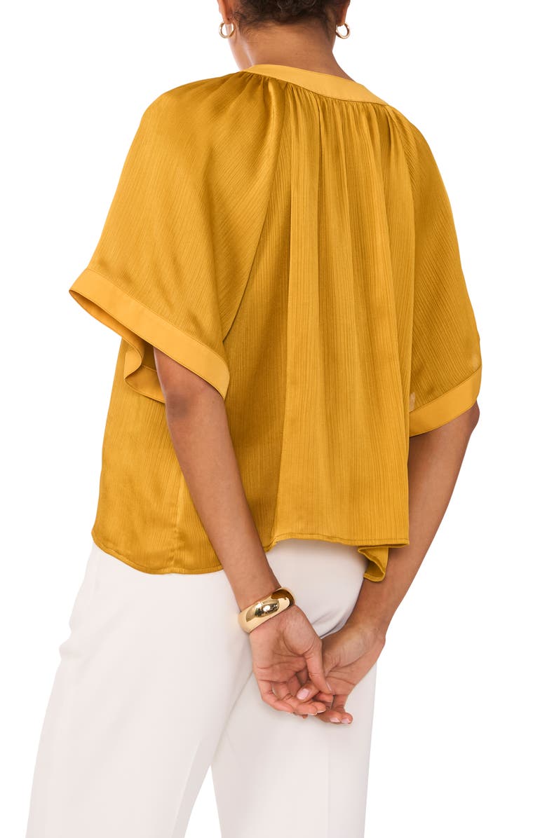 Vince Camuto Textured Satin Top, Alternate, color, 