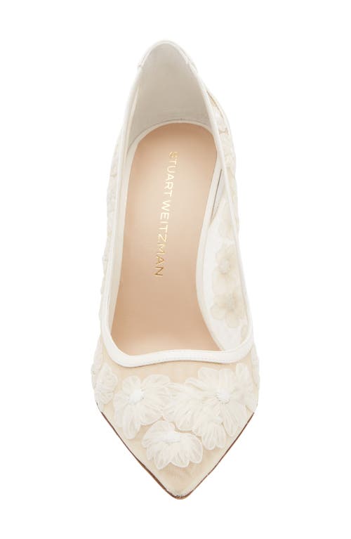 Stuart Weitzman Stuart Power 100 Pump In Cream.