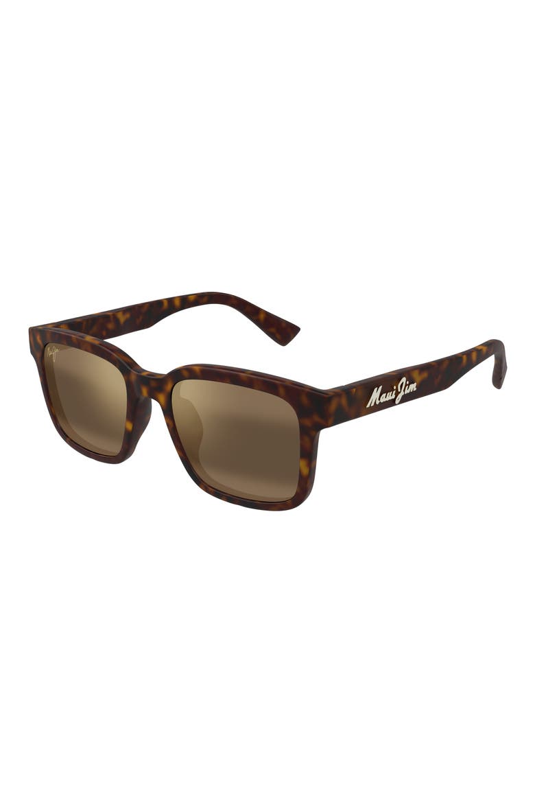 Opiopio AF 54mm PolarizedPlus2® Rectangular Sunglasses, Alternate, color, MATTE DARK HAVANA