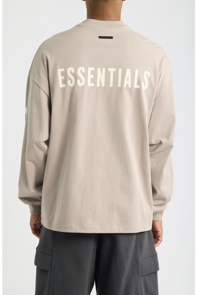 Merch Oversize Long Sleeve Cotton Graphic T-Shirt, Alternate, color, SEAL