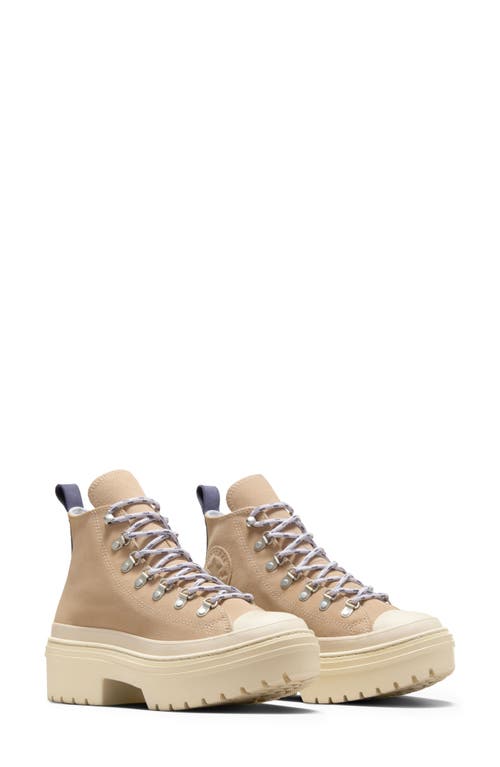 Converse Chuck Taylor® All Star® Lugged High Top Sneaker in Miso Glaze/Ghost Town 