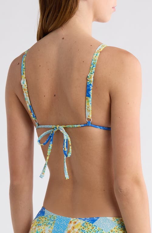 Pacsun Erica Triangle Bikini Top In Multi