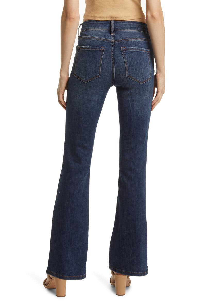 Mandy High Waist Baby Bootcut Jeans, Alternate, color, BACKWATER