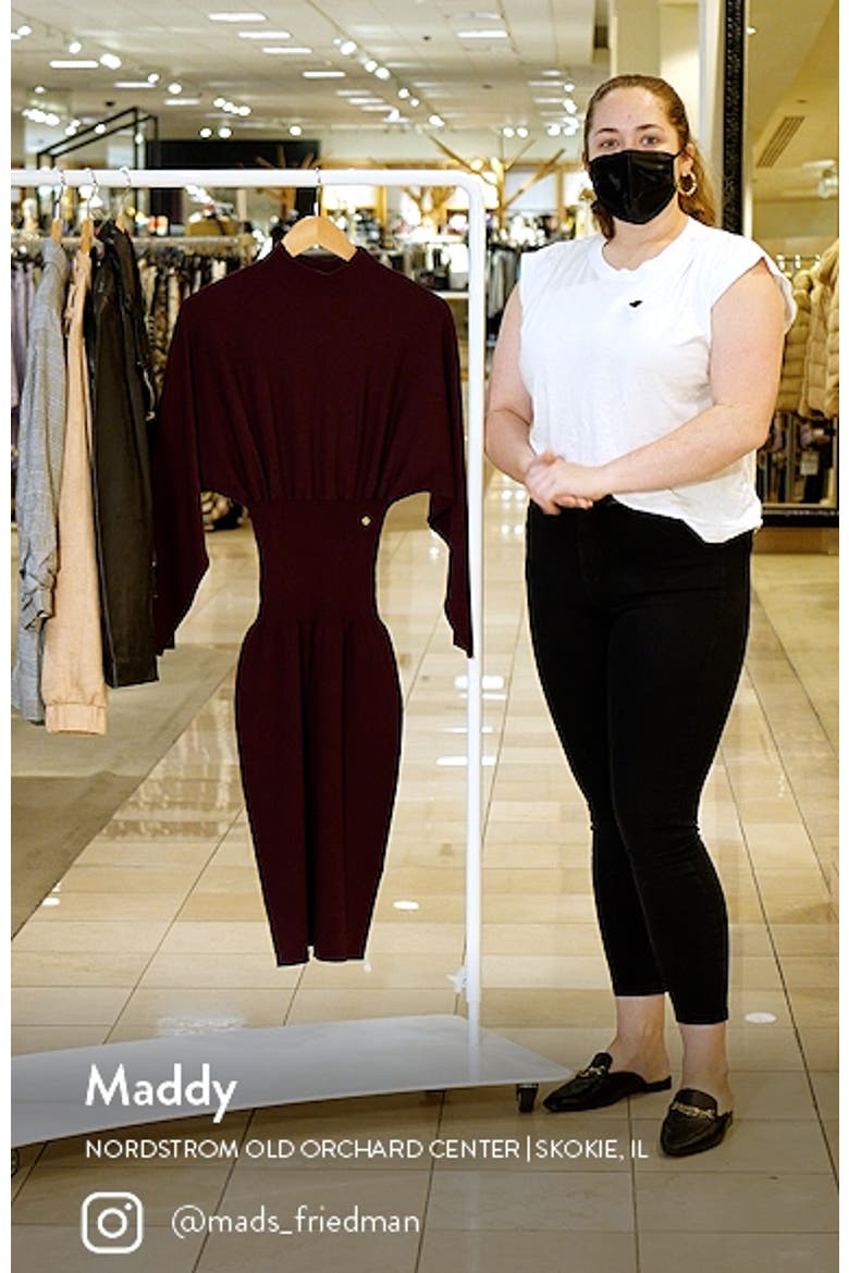Alice Long Sleeve Cocoon Knit Dress video