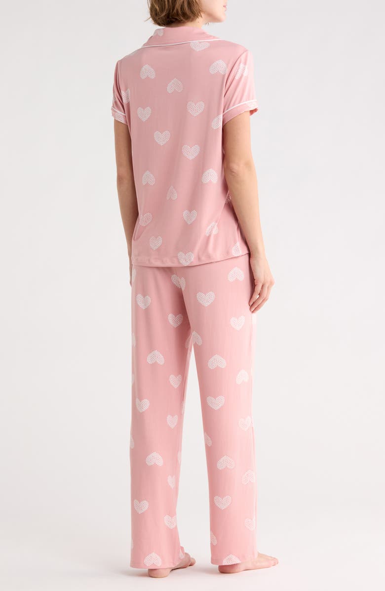 Tart Ginnie Heart Print Pants Pajamas, Alternate, color, Hearts Made Of Hearts - Pink