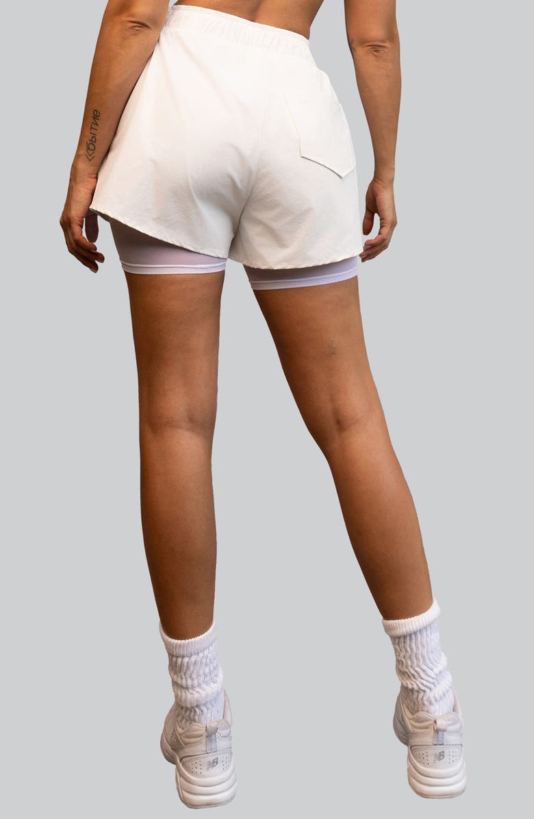 Heroine Sport Vera Shorts, Alternate, color, White