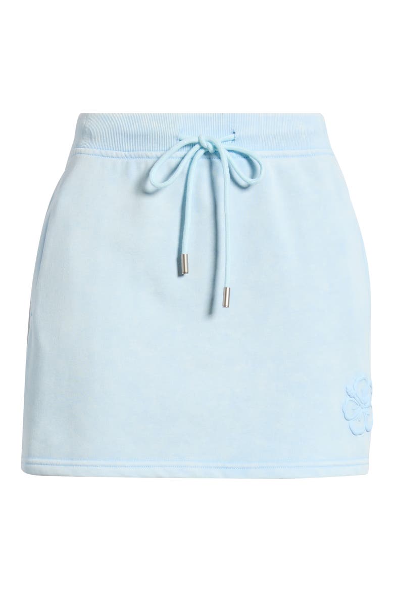 Terry Track Miniskirt, Alternate, color, BABY BLUEBELL