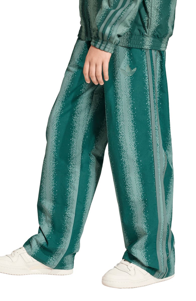 adidas Originals Kids' Minecraft 3-Stripes Track Pants, Alternate, color, Collegiate Green/ Tech Emerald