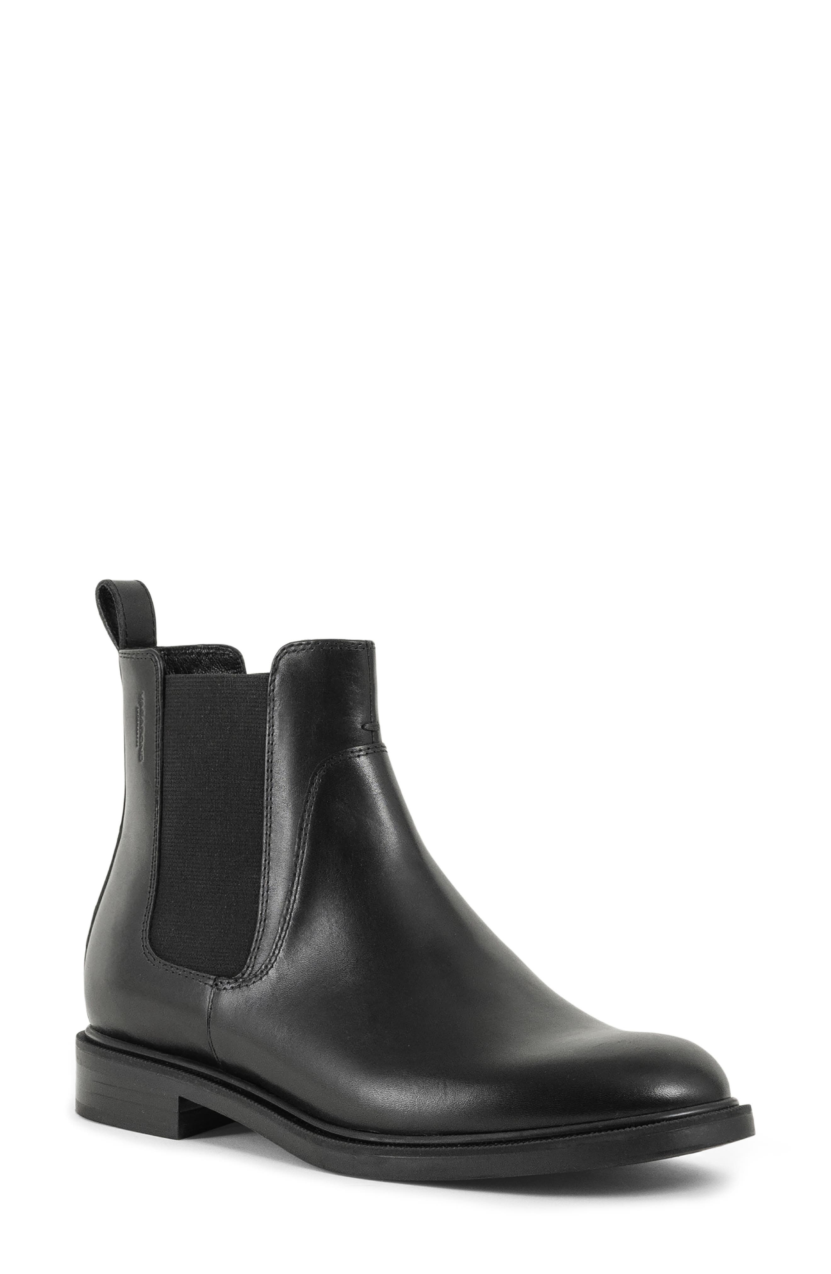 Vagabond Shoemakers Amina Chelsea Boot, Main, color, Black