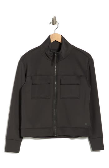 Apana Dash Full Zip Jacket In Gray
