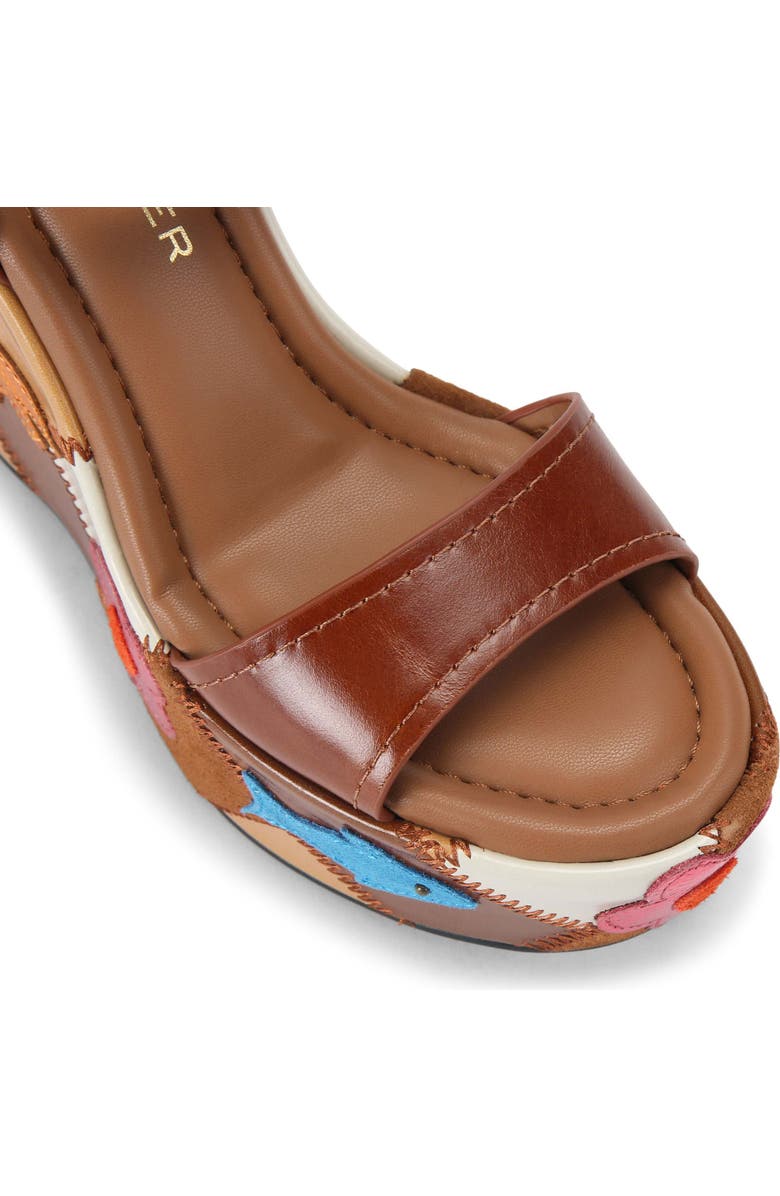 Kurt Geiger London Patchwork Platform Wedge Sandal, Alternate, color,