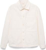 MANGO Lightweight Twill Chore Coat