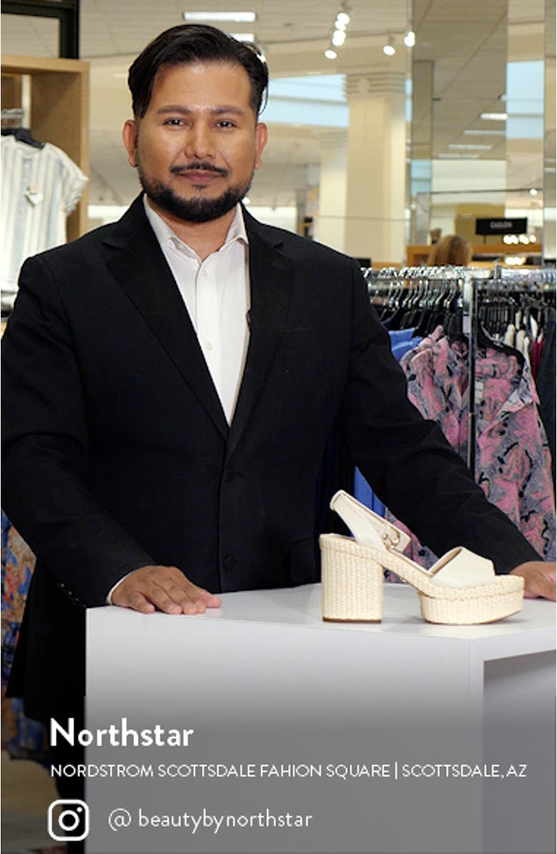 Immie Ankle Strap Platform Wedge Sandal, sales video thumbnail