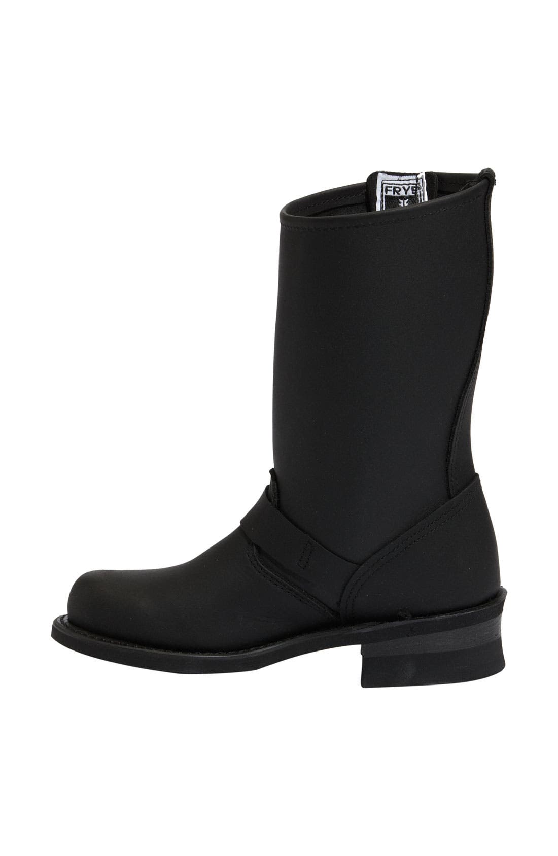 'Engineer 12R' Boot, Alternate, color, BLACK