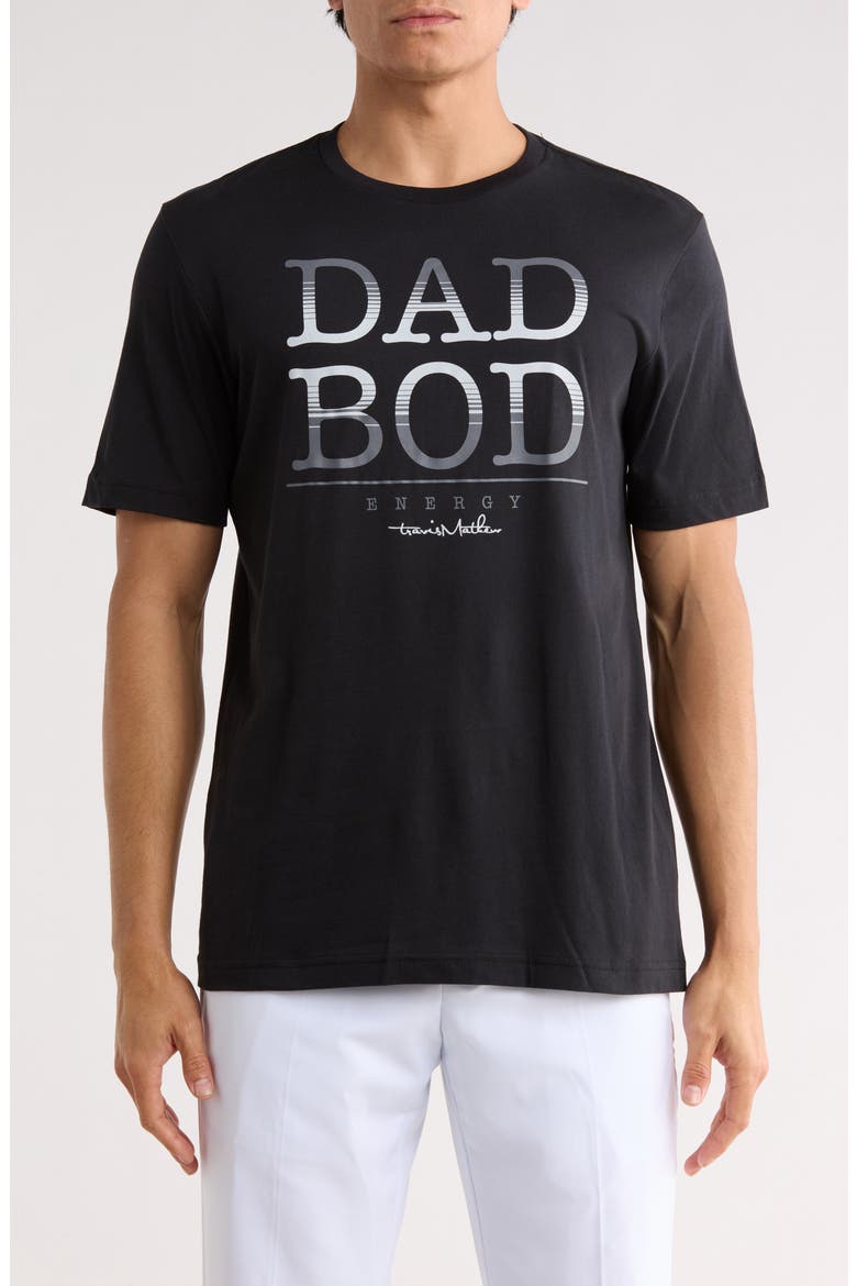 Dad Bod Graphic T-Shirt, Main, color, BLACK