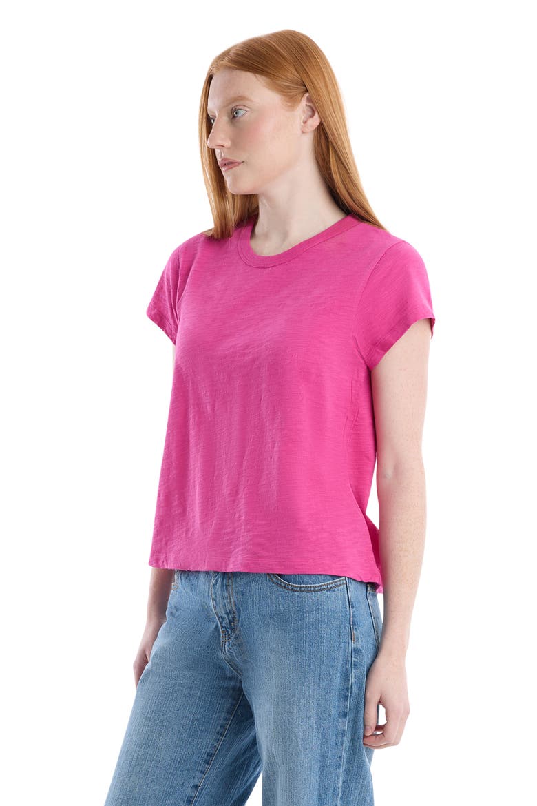 Baby Fit Shrunken Crew Short Sleeve Tee, Alternate, color, Rose Violet