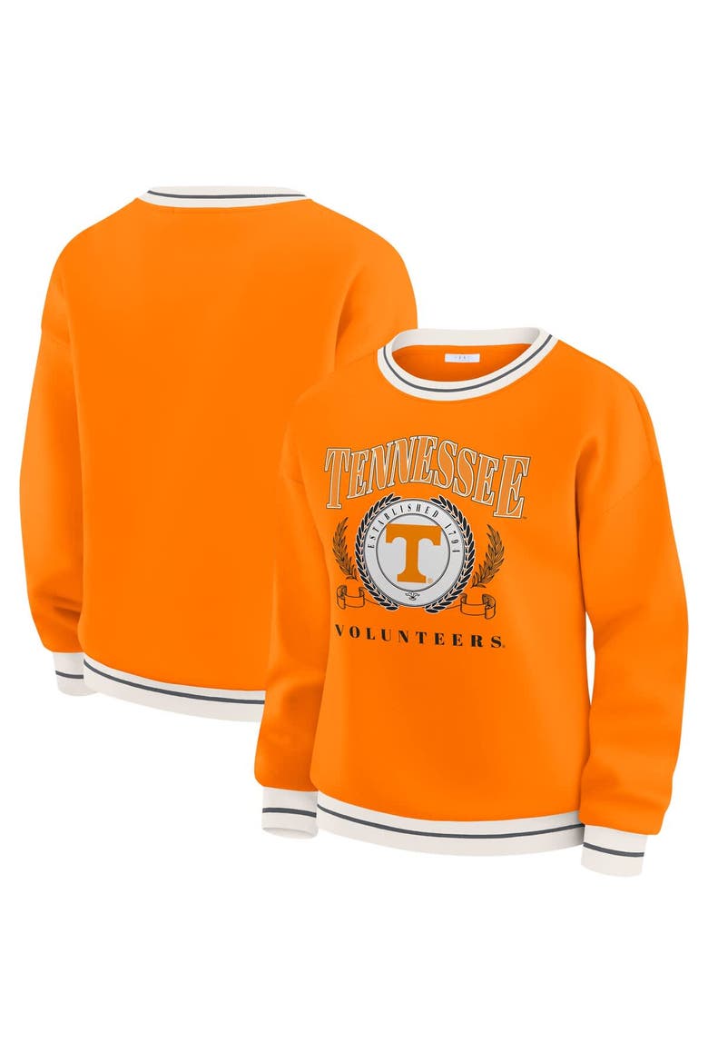 Women's WEAR by Erin Andrews Tennessee Orange Tennessee Volunteers Seal Sweatshirt, Main, color, Tennessee Orange