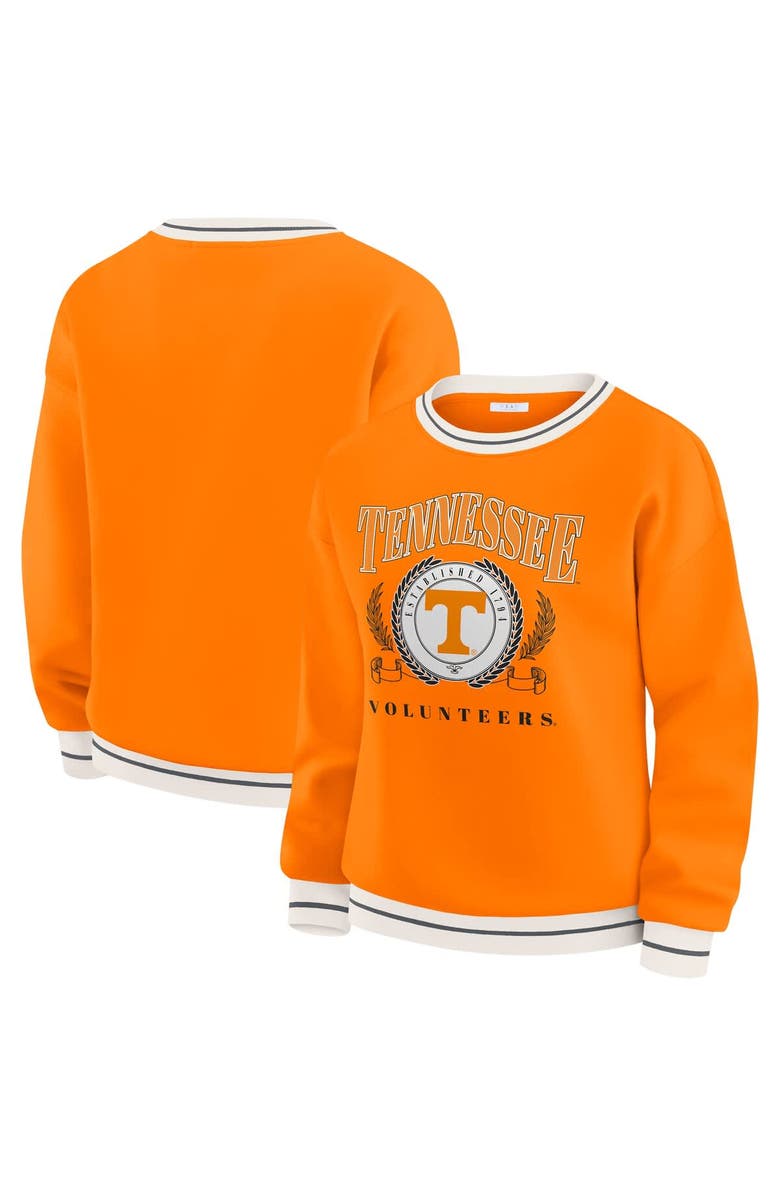 WEAR by Erin Andrews Women's WEAR by Erin Andrews Tennessee Orange Tennessee Volunteers Seal Sweatshirt, Main, color, Tennessee Orange