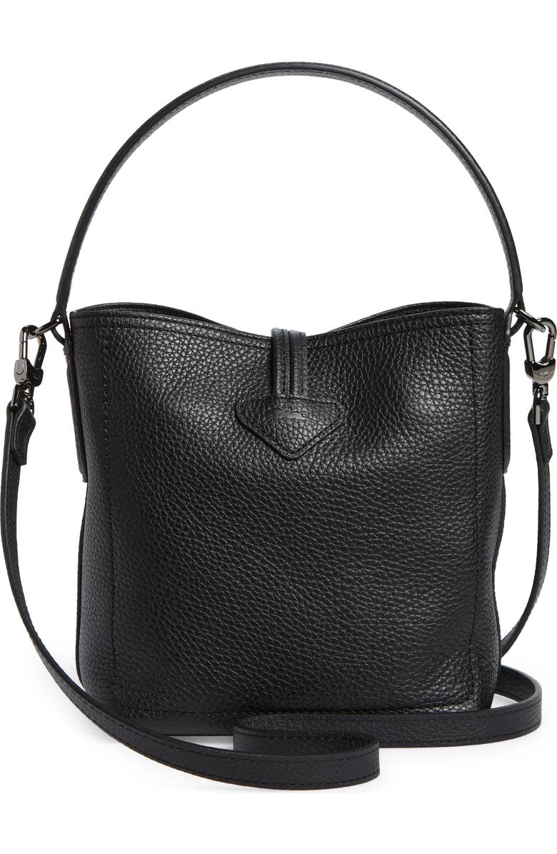 Longchamp Roseau Essential Leather Bucket Bag, Alternate, color,