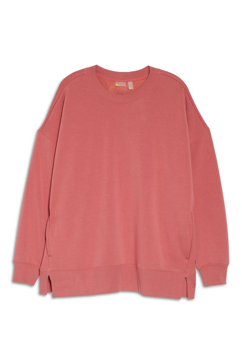 Amazing Crewneck Sweatshirt, Alternate, color, PINK MAUVE