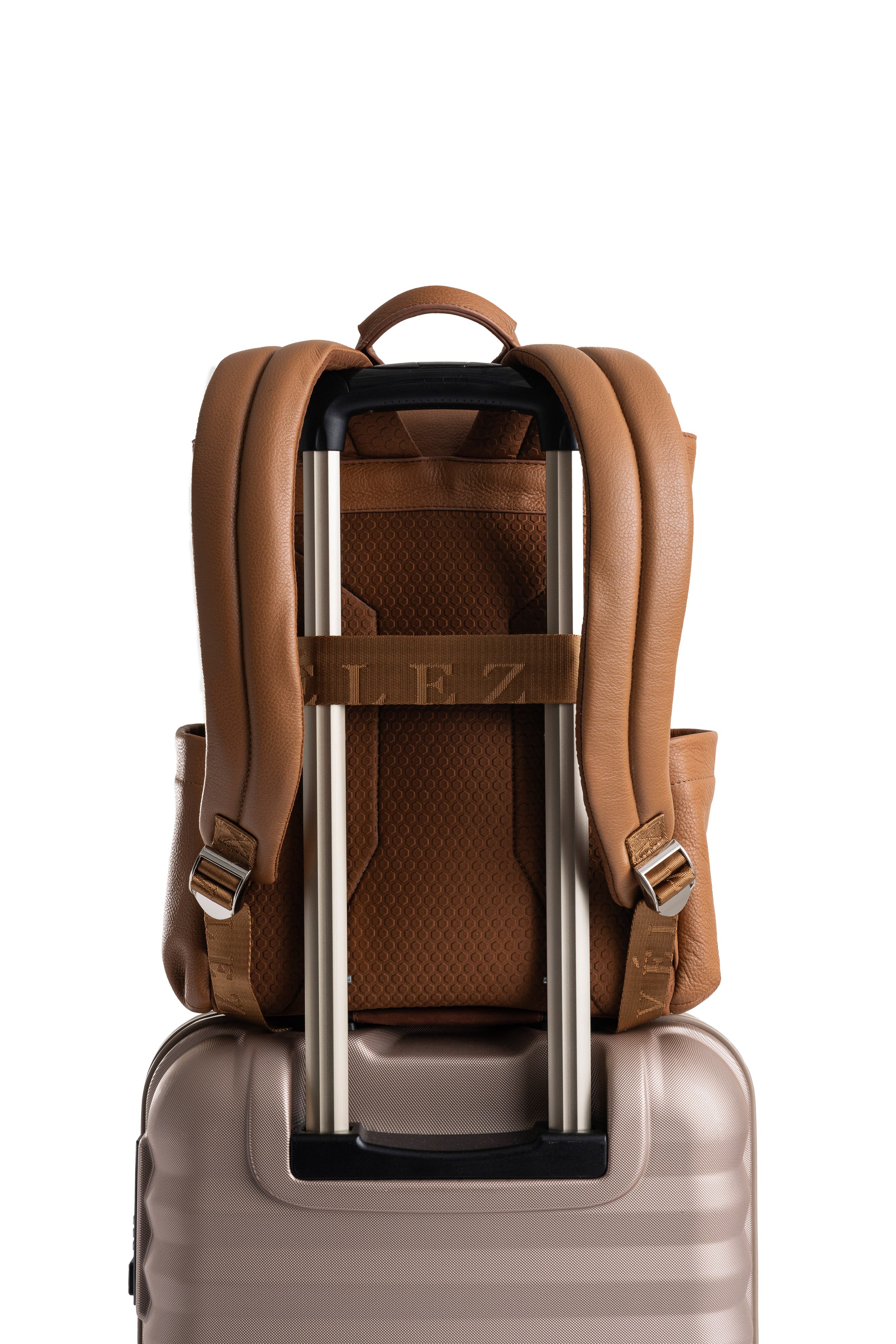 Velez Zermatt leather backpack for the contemporary woman, Alternate, color, Brown