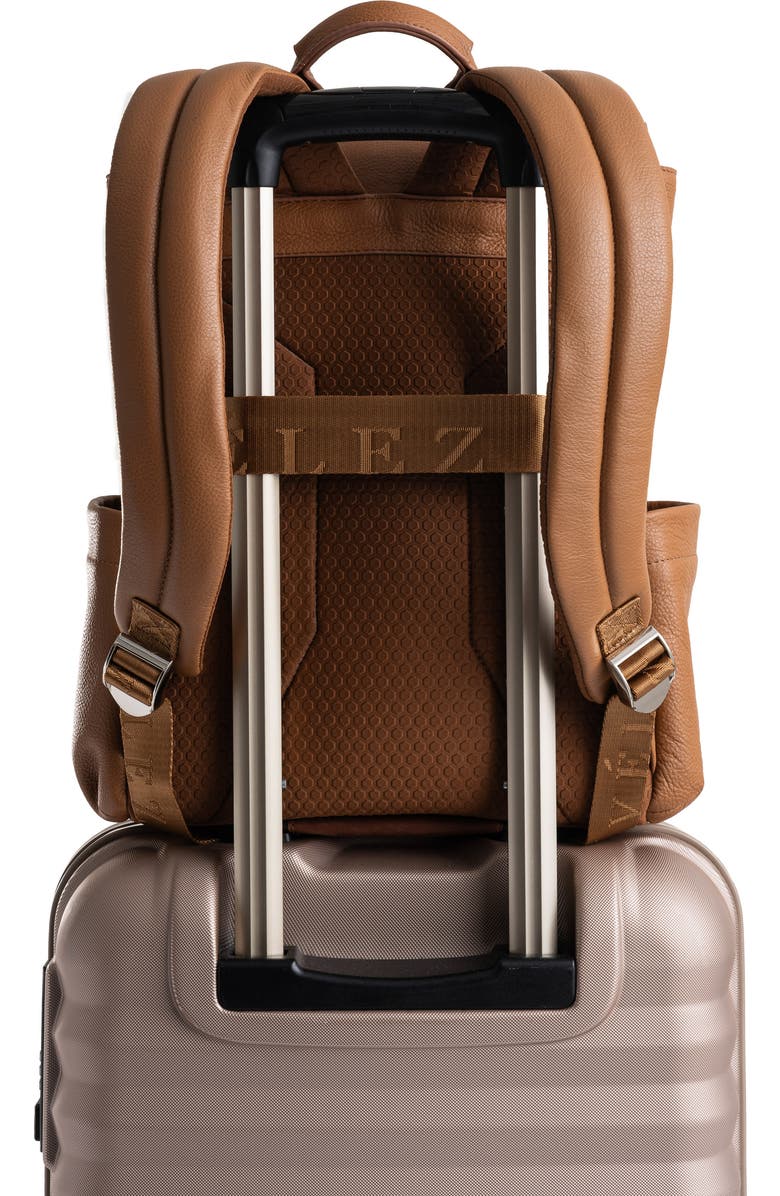 Velez Zermatt leather backpack for the contemporary woman, Alternate, color, Brown