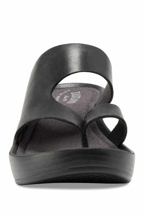 Eastland Laurel Leather Platform Wedge Sandal